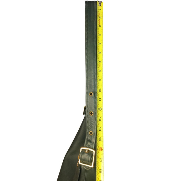 COACH Bottle Green Glove Tanned Leather Duffle Sac XL Bucket Bag 9085 USA COA - Picture 13 of 17